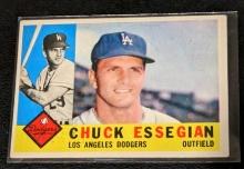 1960 Topps Baseball #166 Chuck Essegian Los Angeles Dodgers Vintage