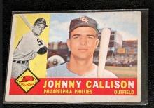 1960 Topps #17 Johnny Callison Vintage Philadelphia Phillies Baseball Card