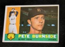 1960 Topps #261 Pete Burnside Vintage Detroit Tigers Baseball Card