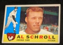 1960 Topps Baseball Card #357 Al Schroll