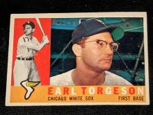 1960 Topps Baseball #299 Earl Torgeson Chicago White Sox Vintage
