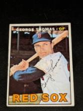 1967 Topps #184 George Thomas Boston Red Sox MLB Vintage Baseball Card