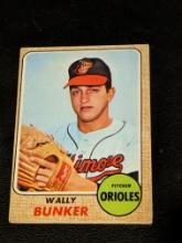 1968 Topps Baseball #489 Wally Bunker