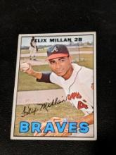 1967 Topps Felix Millan RC Rookie Atlanta Braves #89 Vintage