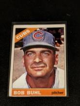 1966 Topps Baseball Bob Buhl #185 Chicago Cubs Vintage MLB Card