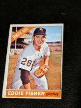 1966 Topps Baseball #85 Eddie Fisher Chicago White Sox Vintage