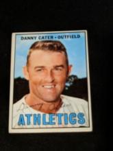 1967 Topps #157 Danny Cater Kansas City Athletics Vintage Baseball Card