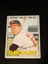 1967 Topps Woodie Held #251 - Baltimore Orioles - Vintage