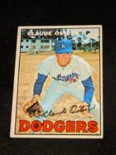 1967 Topps Claude Osteen #330 - Los Angeles Dodgers - Vintage