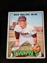 1967 Topps Minnesota Twins Baseball Card #98 Rich Rollins