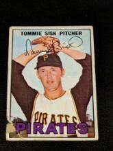 1967 Topps Vintage #84 Tommie Sisk Pittsburgh Pirates Baseball Card