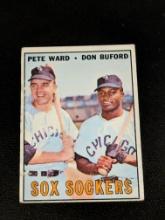 1967 Topps #143 Pete Ward / Don Buford Chicago White Sox MLB Vintage Baseball