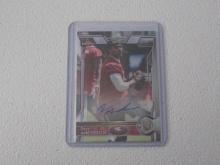 2015 TOPPS CHROME DRES ANDERSON RC AUTO 49ERS