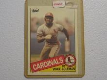 1985 TOPPS TRADED VINCE COLEMAN RC REDS