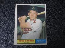 1961 TOPPS #143 RUSS SNYDER ORIOLES VINTAGE
