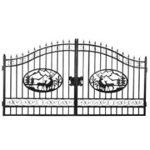 GREATBEAR - 14' IRON GATE WITH DEER ARTWORK