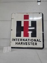 Metal original IH sign good condition 30" by 33"