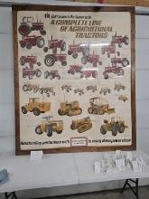 Framed Original IH brochure 61" by 74" A complete line of agricultural tractors good condition