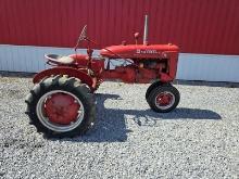 IH Farmall B original paint engine block was welded tires good metal is straight