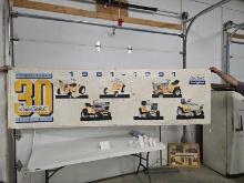 30 years of Cub Cadet banner 1961 to 1991 fair condition