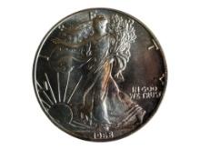 1988 American Silver Eagle Dollar - TONED