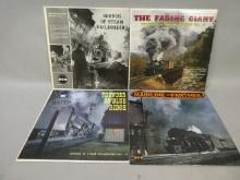 Lot 4 Sounds of the Steam Railroading LP Record Albums