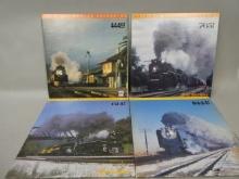 Lot 4 Original Master Recordings LP Record Albums of Train Sounds