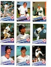 1985,& 86 Topps Baseball, NY Yankees