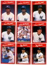 1990, 91, 92, 93, Donruss Baseball cards, NY Yankees,