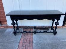 William and Mary Style Console Table
