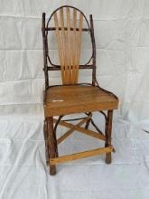 Folk Art Twig Chair