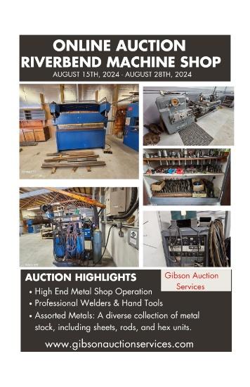 Riverbend Machine Shop Online Auction