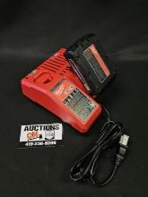 Milwaukee M12/M18 Charger & M18 Battery Pack