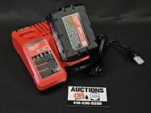 Milwaukee M12/M18 Charger & M18 Battery