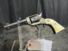 COLT PEACE MAKER 22 CAL REVOLVER WITH PEARL COLT GRIPS SN#G129626