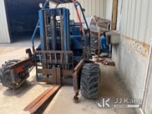 (Temple, TX) 1992 Teledyne/Princeton D5000 Piggy Back Forklift Not Running, Condition Unknown) (Buye
