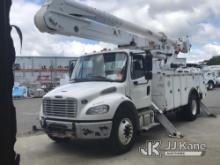 (Mount Airy, NC) Altec AA55, Material Handling Bucket Truck rear mounted on 2017 Freightliner M2 106