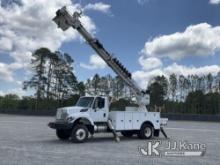 Altec DM47B-TR, Digger Derrick rear mounted on 2014 International 7300 4x4 Utility Truck Runs, Moves