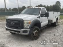 (Bowling Green, FL) 2012 Ford F550 4x4 Service Truck Runs, Moves