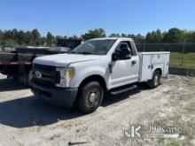 (Chester, VA) 2017 Ford F250 Service Truck, (Southern Company Unit) Not Running, Cranks, Does Not St
