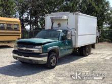 (Villa Rica, GA) 2004 Chevrolet Silverado 3500 Refrigerated Van Body Truck Not Running, Condition Un