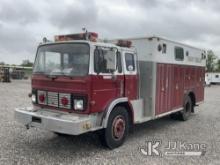 (Verona, KY) 1985 Mack MS300P Fire Truck Runs & Moves) (Duke Unit