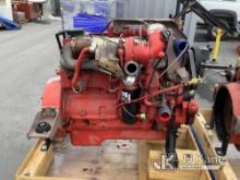 One 8.9L Cummins CNG Engine (Used) NOTE: This unit is being sold AS IS/WHERE IS via Timed Auction an