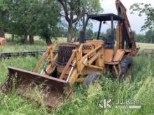 Case 580C Tractor Loader Backhoe Not Running, Condition Unknown. Buyer responsible for loading.