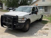 (San Antonio, TX) 2011 Ford F350 4x4 Extended-Cab Service Truck Runs & Moves