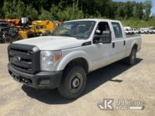 2016 Ford F250 4x4 Crew-Cab Pickup Truck Runs & Moves) (Check Engine Light On, Cracked Windshield, M