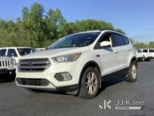 (Chester Springs, PA) 2017 Ford Escape 4x4 4-Door Sport Utility Vehicle Runs & Moves, Seller States: