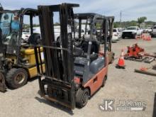 (Plymouth Meeting, PA) 2018 Toyota 7FGCU18 Solid Tired Forklift Does Not Run - Per Seller, No Key, C