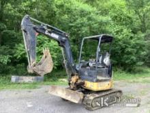 2013 John Deere 27D Mini Hydraulic Excavator Runs, Moves & Operates