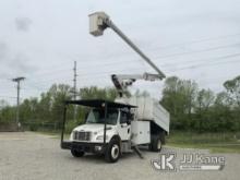 (Fort Wayne, IN) Altec LR7-60E70, Over-Center Elevator Bucket Truck mounted behind cab on 2014 Freig